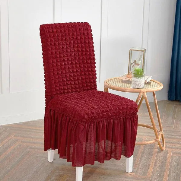 Bubble Style Chair Cover- Maroon