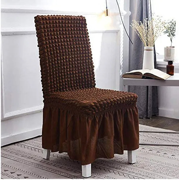 Bubble Style Chair Cover- Coffee